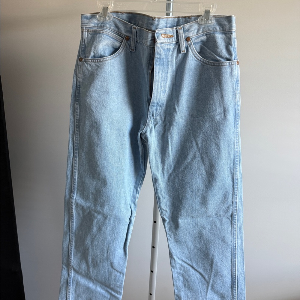 Wrangler Blue Straight Leg Jeans Classic Fit
